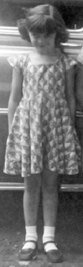 A photographic image of Mary Hunt, age 9.